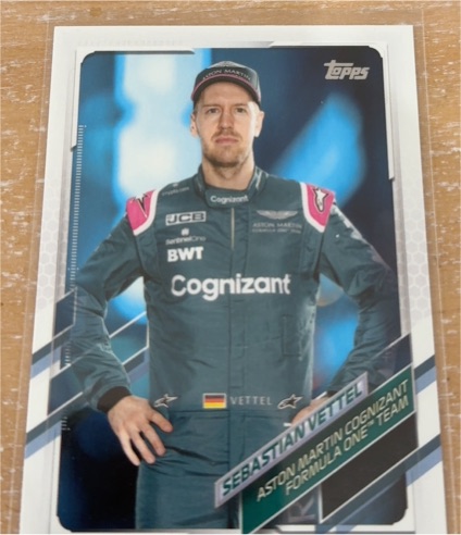 2021 Topps Formula 1 #7 Sebastian Vettel — front