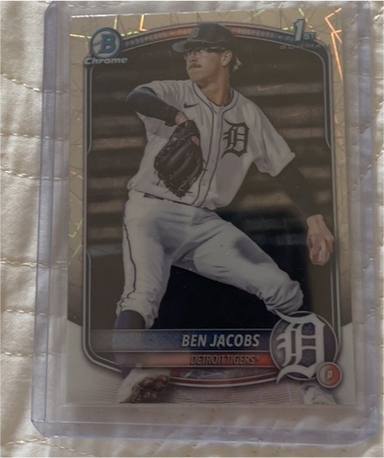 2025 Bowman Draft Chrome #BDC-141 Ben Jacobs — front