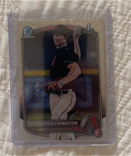 2025 Bowman Draft Chrome #BDC-175 Dean Livingston — front