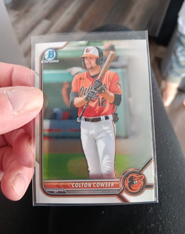 2022 Bowman Chrome Prospects #BCP-49 Colton Cowser — front