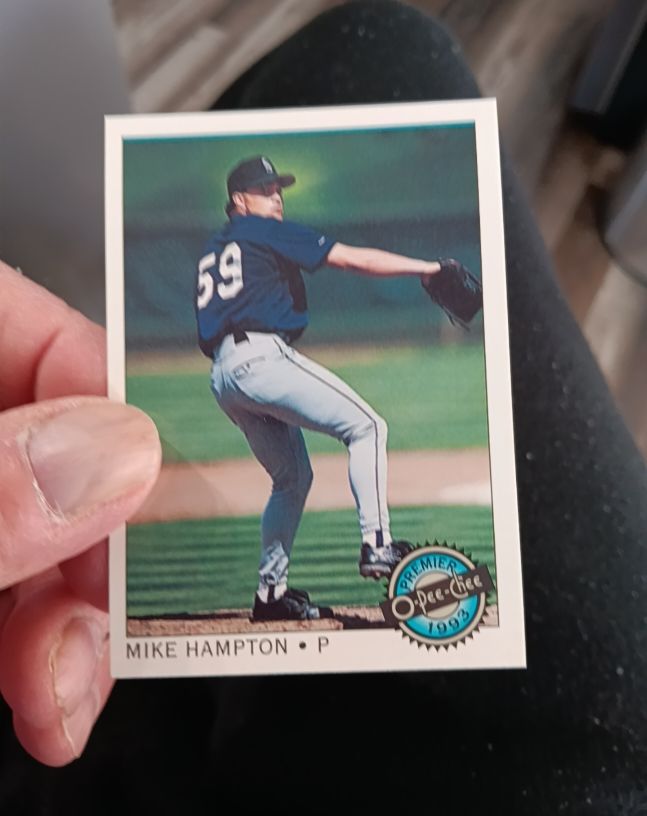1993 O-Pee-Chee Premier #80 Mike Hampton — front
