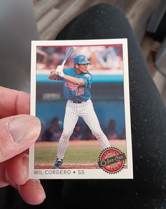 1993 O-Pee-Chee Premier #29 Wil Cordero — front