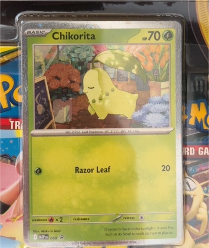 2025 Pokémon TCG ME01: Mega Evolution #008 Chikorita — front