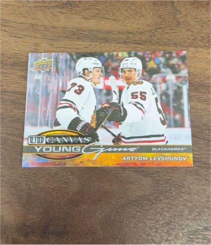 2025-26 Upper Deck Series 2 UD Canvas Young Guns #C-234 Artyom Levshunov — front