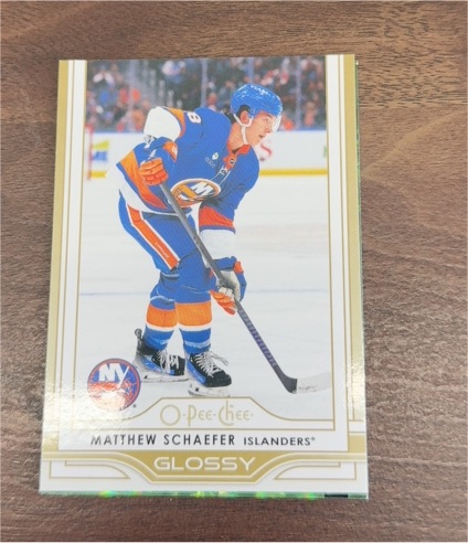 2025-26 Upper Deck O-Pee-Chee Glossy #OG-28 Matthew Schaefer — front