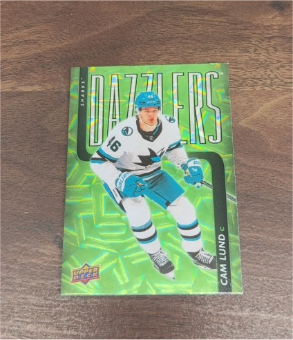 2025-26 Upper Deck Series 2 Dazzlers #DZ-100 Cam Lund — front