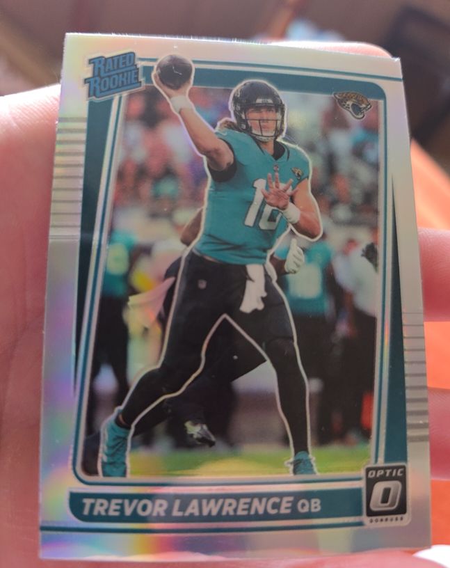 2021 Panini Donruss Optic #201 Trevor Lawrence — front