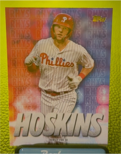 2020 Topps Player Highlights #RH-16 Rhys Hoskins — front