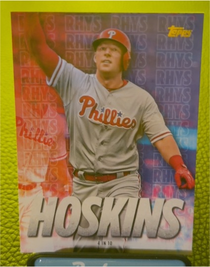 2020 Topps Series 1 Rhys Hoskins Highlights Insert #RH-6 — front