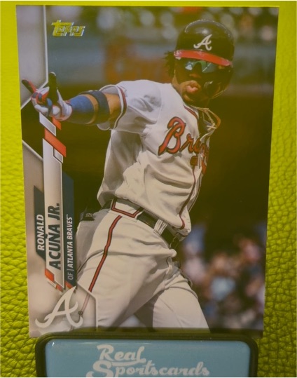 2020 Topps Series 1 #150 Ronald Acuna Jr. — front