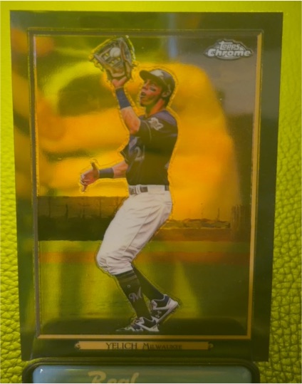 2020 Topps Chrome Turkey Red #TRC-51 Christian Yelich — front
