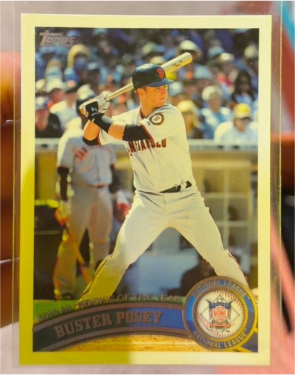 2011 Topps #282 Buster Posey — front