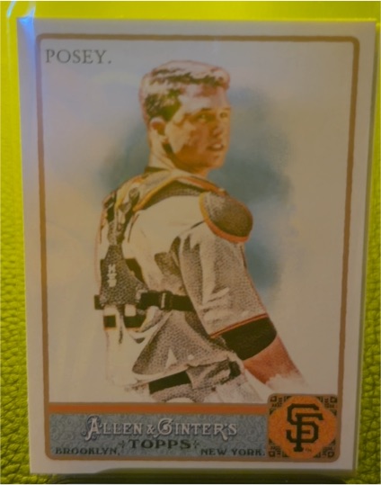 2011 Topps Allen & Ginter #265 Buster Posey — front