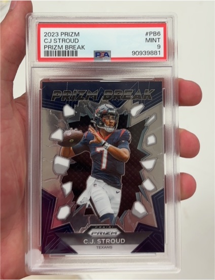 2023 Panini Prizm #PB6 C.J. Stroud Prizm Break Rookie — front