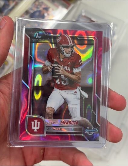 2025 Bowman University Chrome #109 Fernando Mendoza — front