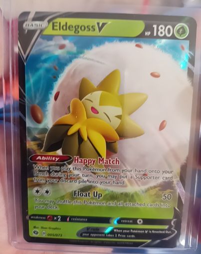 2020 Pokémon Champions Path #005 Eldegoss V — front