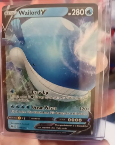 2020 Pokémon Champion's Path #13 Wailord V — front