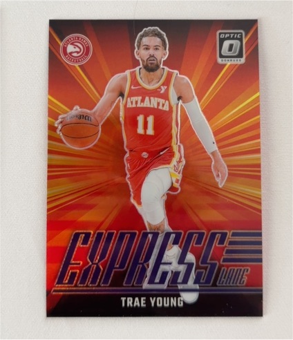 2024-25 Panini Donruss Optic #5 Trae Young Express Lane — front