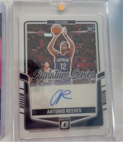 2024-25 Panini Donruss Optic #SS-RES Antonio Reeves Signature Series — front