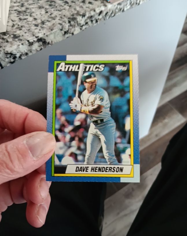 1990 Topps #68 Dave Henderson — front