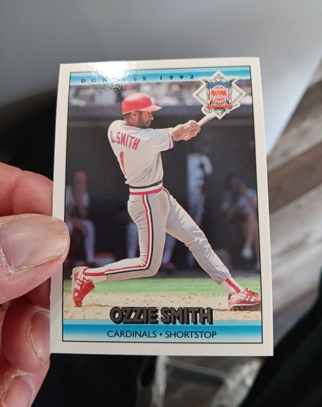 1992 Donruss #423 Ozzie Smith — front