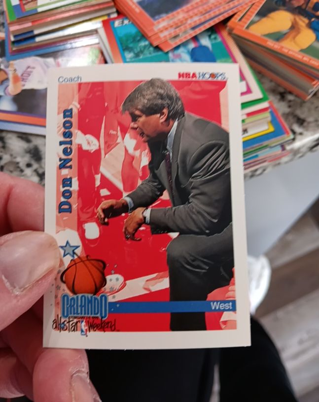 1992-93 NBA Hoops #319 Don Nelson — front