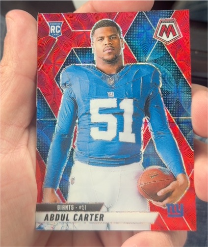 2025 Panini Mosaic #282 Abdul Carter — front