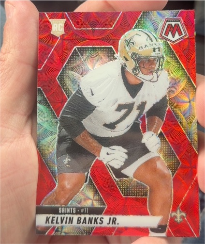 2025 Panini Mosaic #338 Kelvin Banks Jr. — front