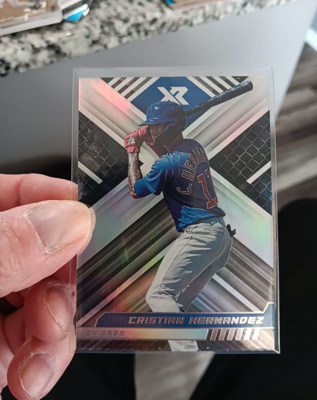 2023 Panini Chronicles XR #9 Cristian Hernandez — front