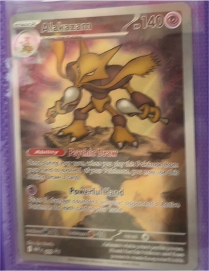 2025 Black Star Mega Evolutions #009 Alakazam — front