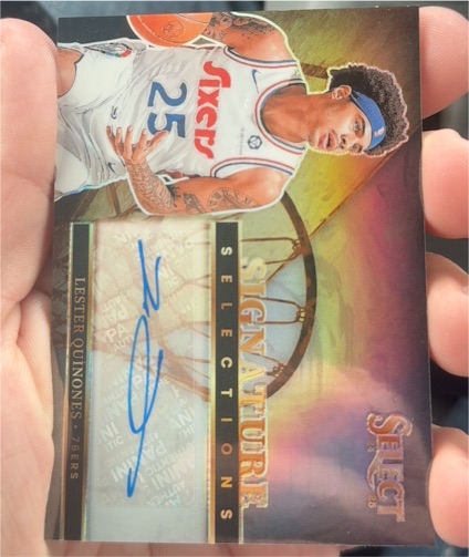 2024-25 Panini Select Signature Selections #SS-LES Lester Quinones — front