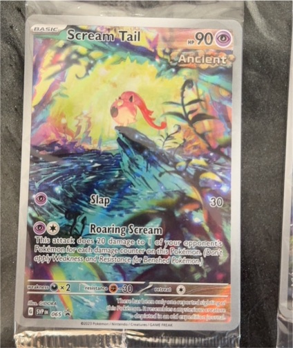 2023 Pokémon Scarlet & Violet Promo #065 Scream Tail — front