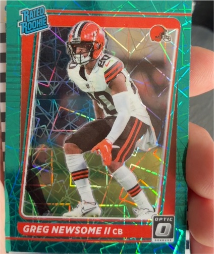 2021 Donruss Optic #252 Greg Newsome II — front