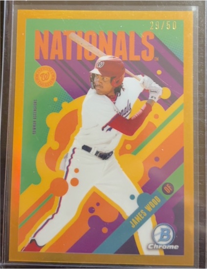 2024 Bowman Chrome #BA-13 James Wood Bowman Ascensions — front