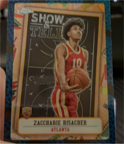 2024-25 Topps Chrome #ST-11 Zaccharie Risacher — front