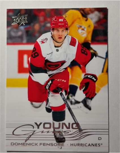2025-26 Upper Deck Series 2 #495 Domenick Fensore Young Guns — front