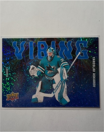 2025-26 Upper Deck Series 2 Vibing #VB-17 Yaroslav Askarov — front