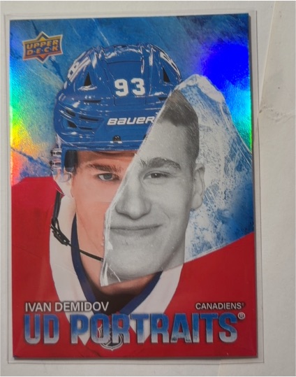 2025-26 Upper Deck Series 2 #P-34 Ivan Demidov UD Portraits — front