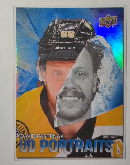 2025-26 Upper Deck Series 2 UD Portraits #P-44 David Pastrnak — front