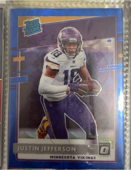 2020 Panini Donruss Optic #163 Justin Jefferson — front