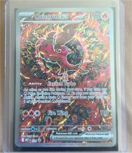 2025 Pokémon MEP Oricorio ex #024 Promo — front