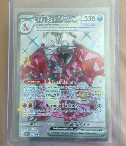 2024 Pokémon SV Black Star Promo #074 Charizard ex — front