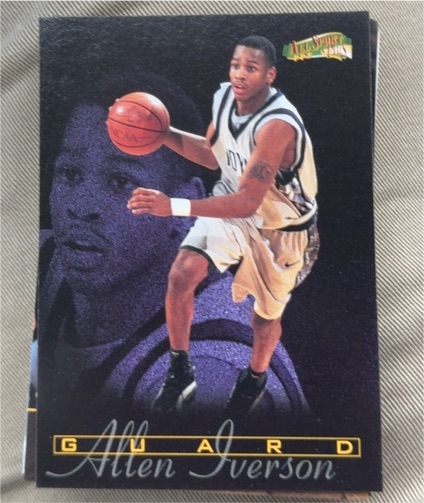 1996 Score Board All Sport PPF #179 Allen Iverson — front