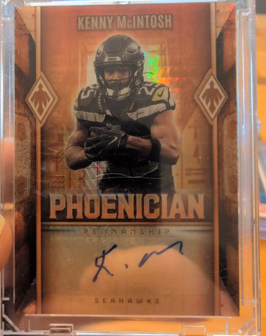 2025 Panini Phoenix Phoenician Penmanship #PHP-KMH Kenny McIntosh — front