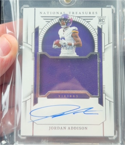 2023 Panini National Treasures #05 Jordan Addison — front