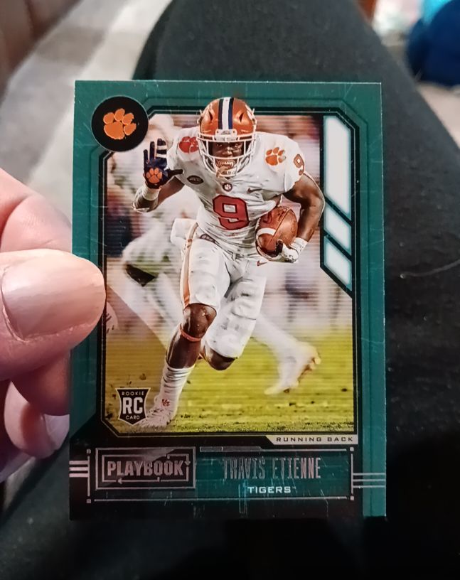 2021 Panini Chronicles Draft Picks Playbook #342 Travis Etienne — front