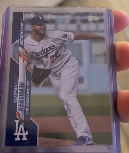 2020 Topps Update #U-90 Clayton Kershaw — front