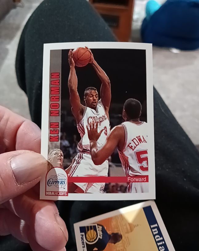1992-93 NBA Hoops #102 Ken Norman — front