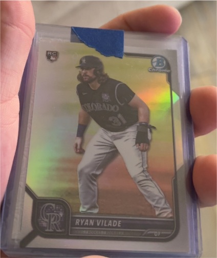 2022 Bowman Chrome #14 Ryan Vilade — front