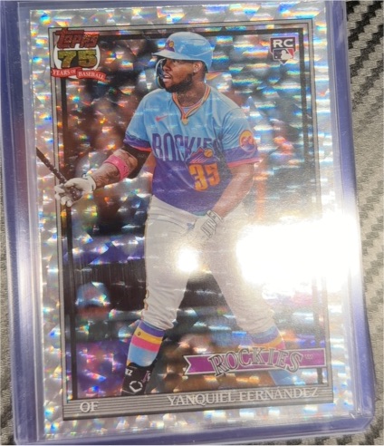 2026 Topps Series 1 #T91-61 Yanquiel Fernandez — front